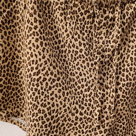 Victoria's Secret Leopard Print Sleep Shorts - Lounge Wear - Size M - Picture 3 of 7